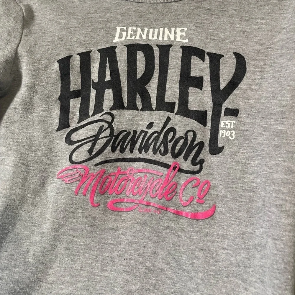 Harley Davidson Kids Size 6 long sleeve shirt
